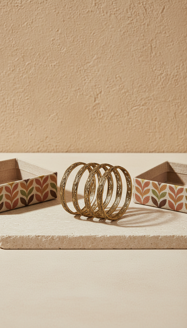 Traditional filigree bangles set
