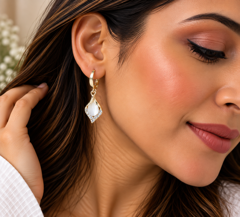 Moonlit Grace Drop Earrings