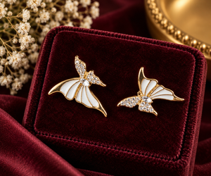 Flutterlight Butterfly Earrings
